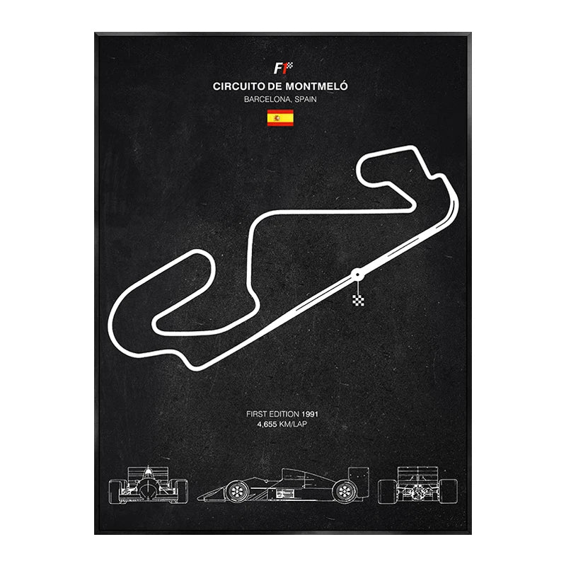 Póster Circuito Montmelo