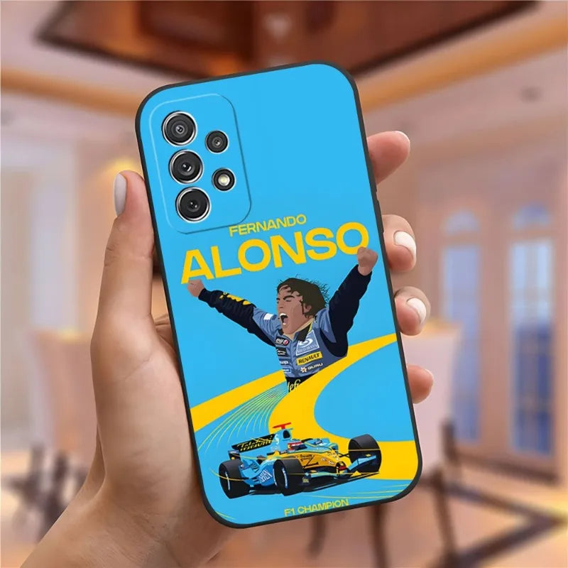 Funda Fernando Alonso Campeon Samsung A series