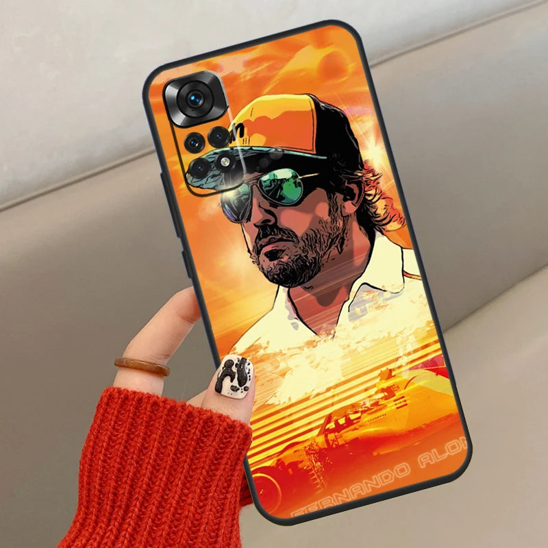 Funda Con la Cara de Alonso Xiaomi